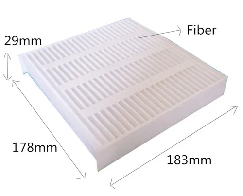 CU1827 обувь по заводским ценам OEM 5860-63J10 лучшее белое волокно Авто воздушный фильтр для SUZUKI 183*178*29 мм CU1835 CA1605