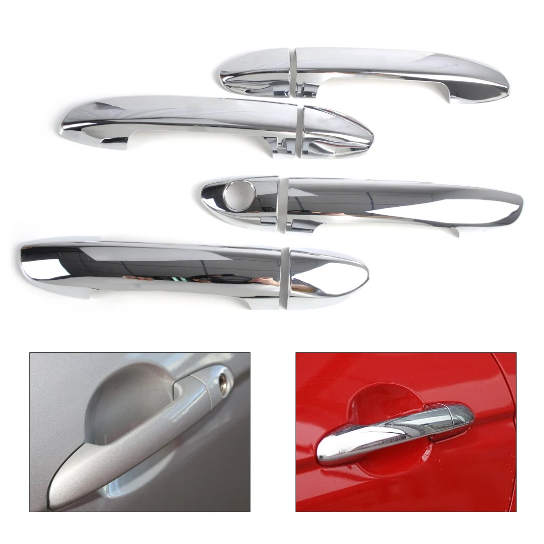 Крышка дверных ручек DWCX для Kia Cerato Spectra 2004 2005 2006 2007 2008 2009|handle trim|exterior door handledoor chrome