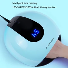 80 Вт УФ светодиодный светильник Сушилка для ногтей отверждения всех гель-лаков сенсорная машина для дизайна ногтей светодиодный сушилка Инструменты