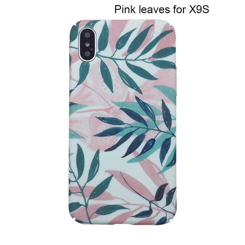 Mobile Phone Case Cover Leaves Pattern Shockproof Compatible for Vivo X7 X9 X9S X20 Y66 Y67 RJ88 998 ND998