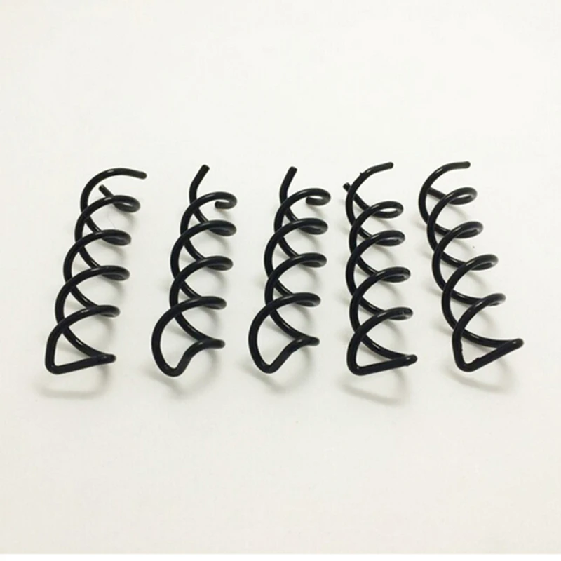 New Spiral Spin Screw Pin Hair Clips Hairpin Twist Barrette Bridal Hair Accessories Plate Made Tools Black Color Makeup Tool Kit