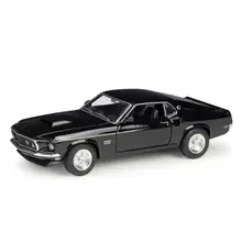 Welly 1:24 1969 Ford Mustang Boss 429 литая под давлением модель спортивный гоночный автомобиль Транспортное средство Новое в коробке