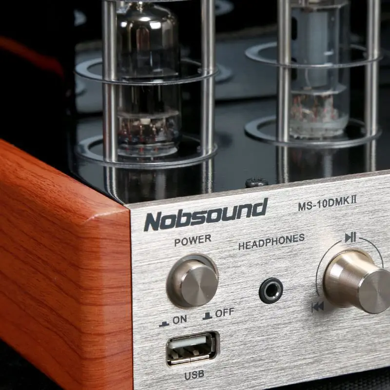 US $92.58 NEW BlackSliver Nobsound MS10D MKII Hifi 20 Tube Amplifier With USBBluetooth InputTOP Sale Amplifier Audio Amplifier 25W2