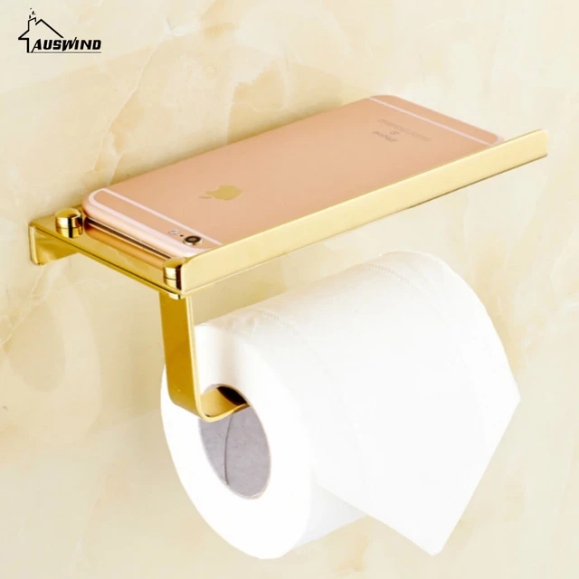 Designer Toilet Paper Holder With Cover Chrome Wc Organizer Roll Hanger  Brass Black Tissue Box For Bathroom Accessories - AliExpress