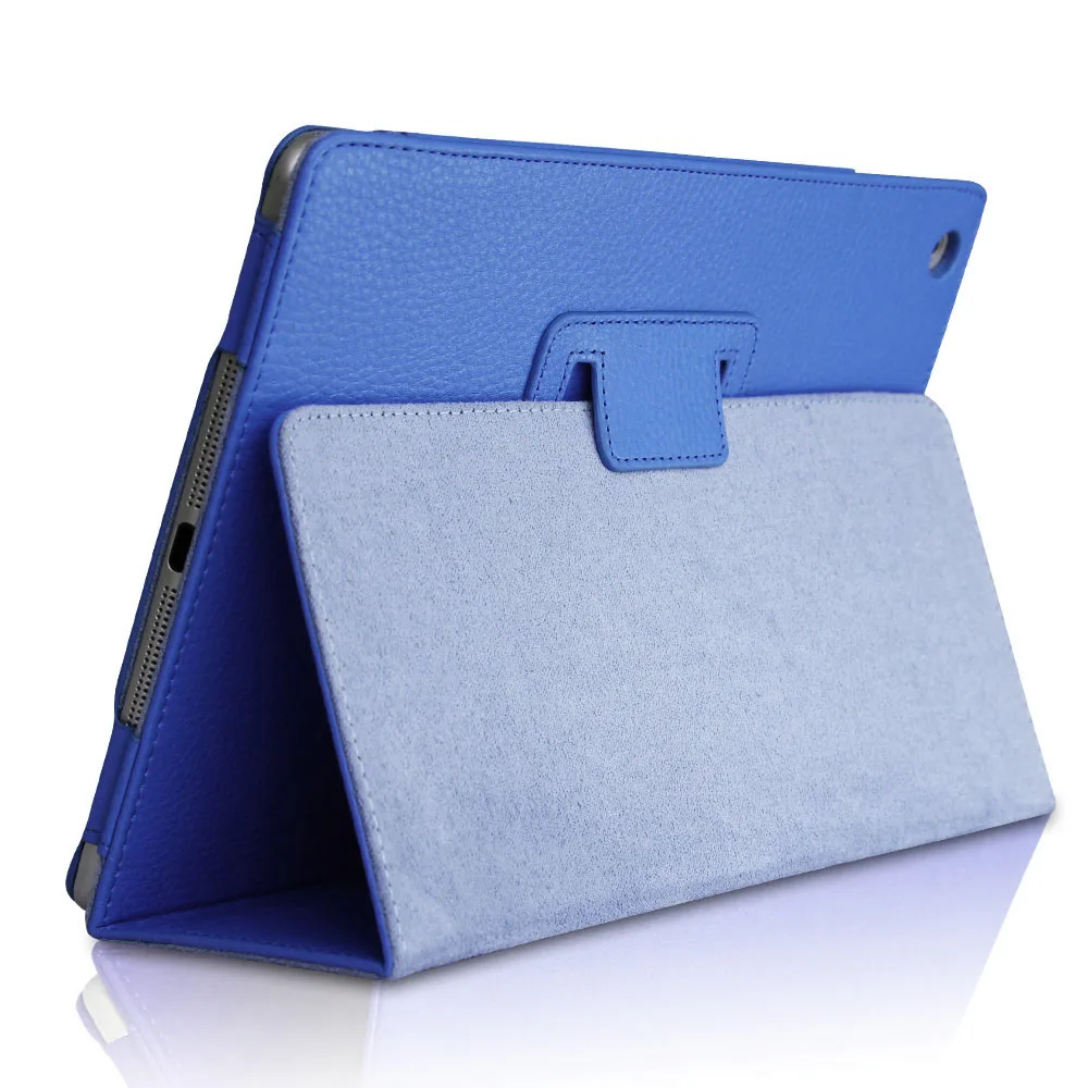 Dark Blue Для ipad mini 2 Mini 3 в стиле ретро из искусственной кожи чехол retina смарт-магнитной застежкой функцией подставки Sleep Wake UP Чехол для ipad Mini1/2/3 - Цвет: Dark Blue