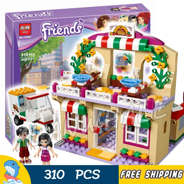 Aliexpresscom Buy 310pcs Friends Heartlake Pizzeria Shop Emma