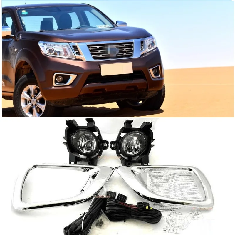 CITYCARAUTO FRONT DAY LIGHTS FOG font b LAMPS b font LIGHT FIT FOR NISSAN NAVARA NP300