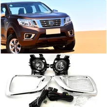 CITYCARAUTO FRONT DAY LIGHTS FOG font b LAMPS b font LIGHT FIT FOR NISSAN NAVARA NP300