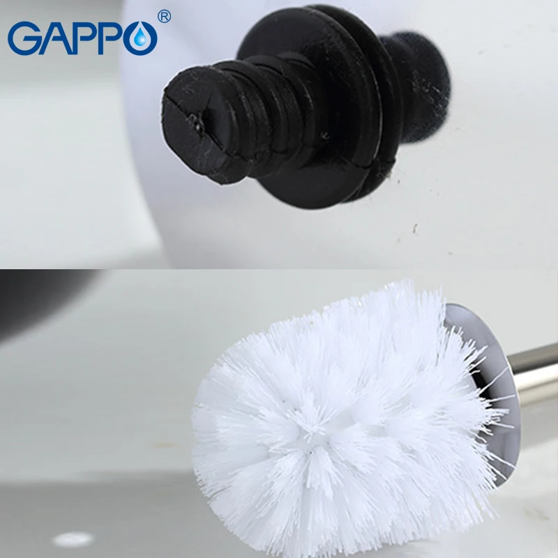 GAPPO держатель для туалетной щетки фарфоровый унитаз щетка для ванной комнаты Аксессуары для ванной комнаты черный белый набор туалетных щеток