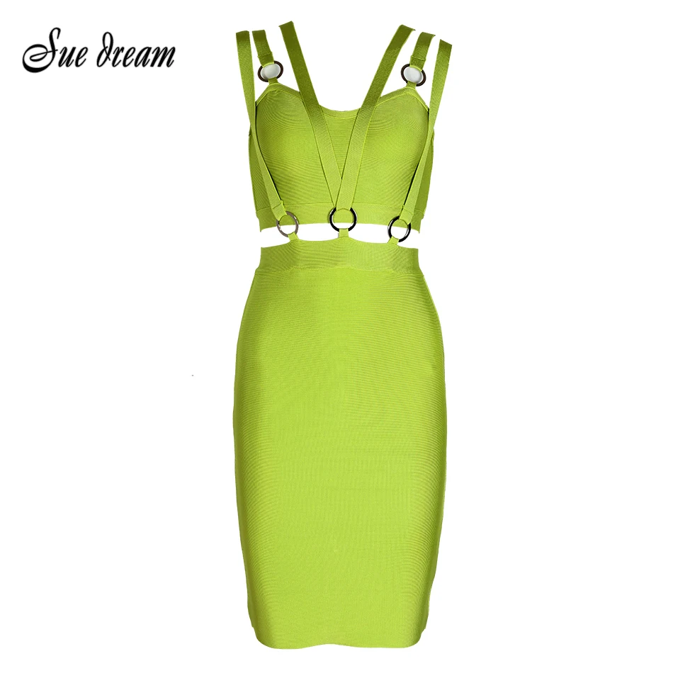 

2018 Summer new women sleeveless strapless o neck bandage dress sexy bodycon celebrity party elegant green pink dresses vestido