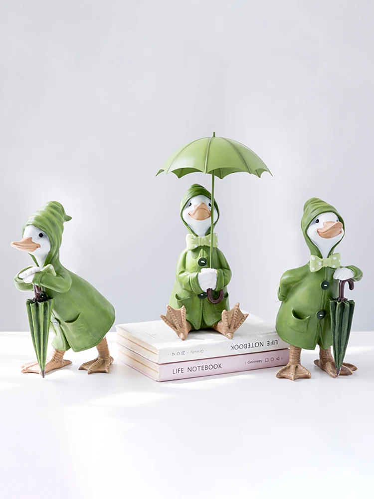 الأوروبية بطة الحلي الإبداعية المنزل التلفزيون مجلس الوزراء الأطفال غرفة نوم ديكورات خزانة سطح المكتب المفروشات