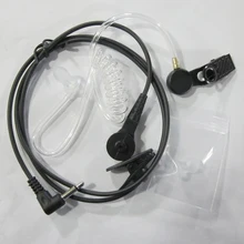 2 шт. 3,5 мм полиции слушать только Акустическая трубка Динамик гарнитура для Motorola XTS2500 XTS3000 XTS3500 XTS5000 радио спикер микрофон