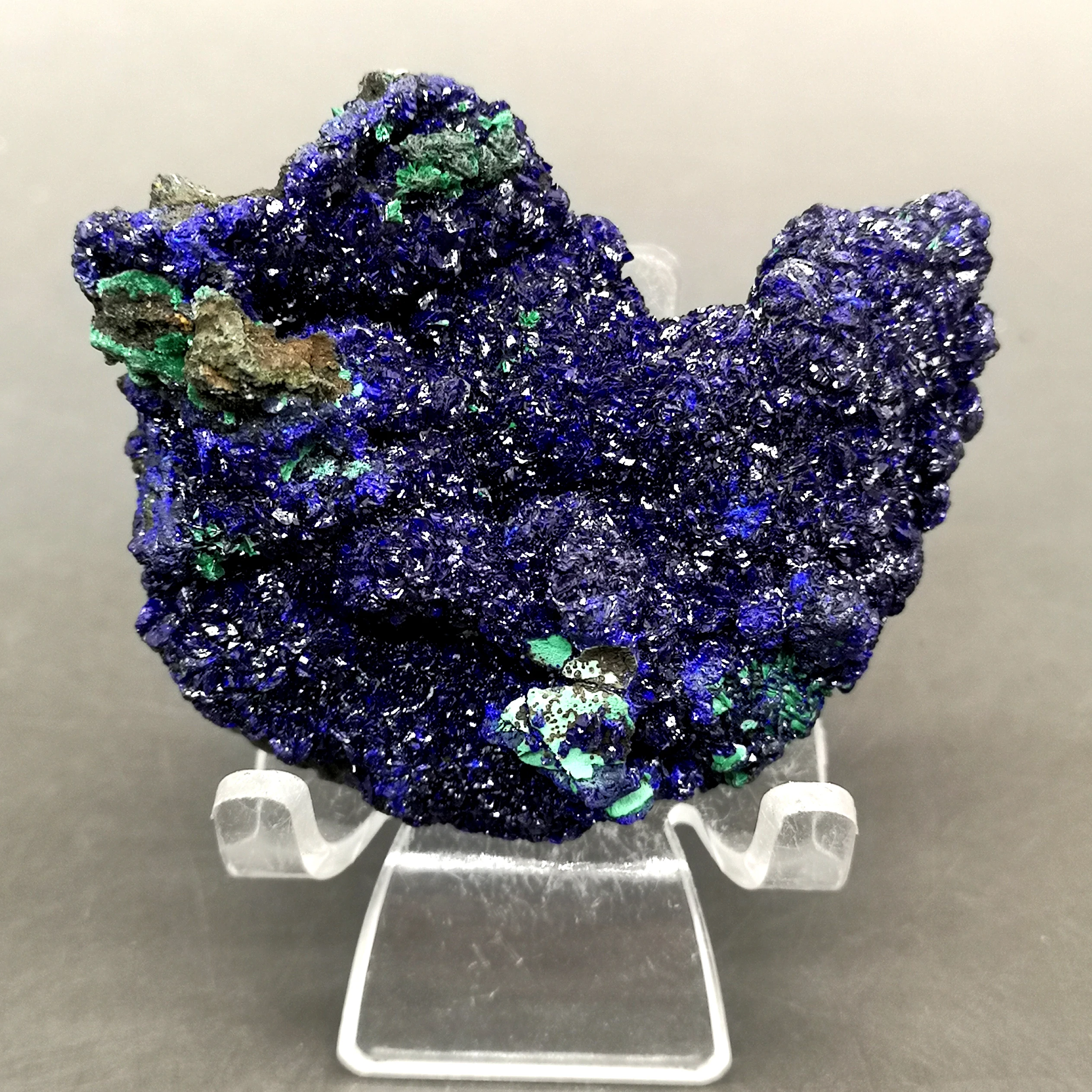 

Best! 86g Natural stone shiny azurite and malachite symbiotic mineral crystal specimens Stones and crystals from China