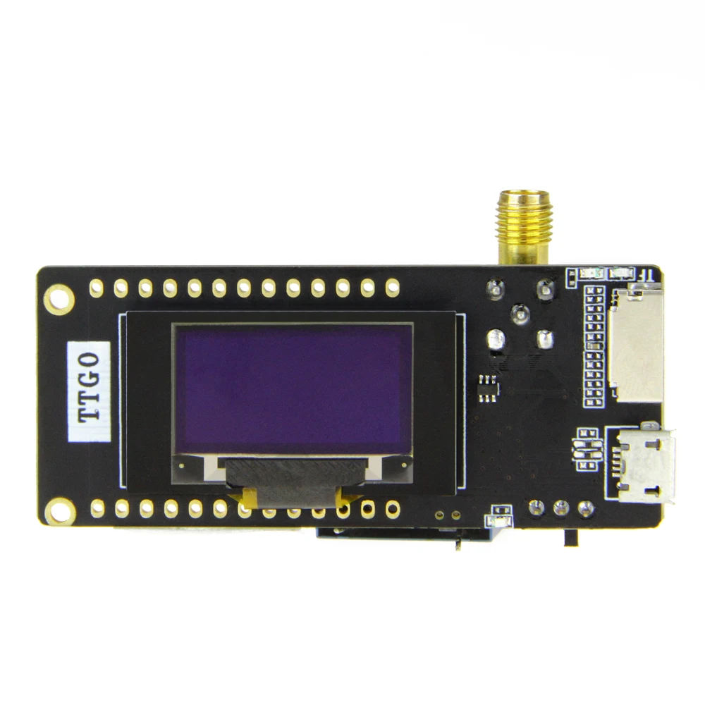 TTGO LoRa32 V2.1_ 1,6 версия 433/868/915 МГц ESP32 LoRa OLED 0,96 дюймовая SD карта Bluetooth WI-FI Беспроводной модуль ESP-32 SMA