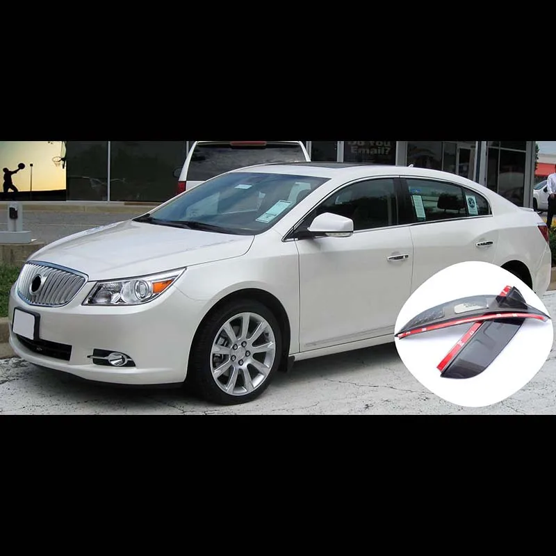 

For BUICK LaCrosse From 2010 to 2016 Carbon rearview mirror rain eyebrow Rainproof Flexible Blade Protector Car Styling