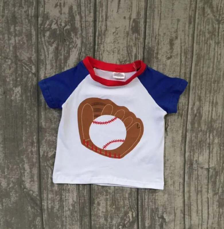 

2018 Baseball season new Summer T-shirt Baseball top boutique kids clothing 12m to 8t available