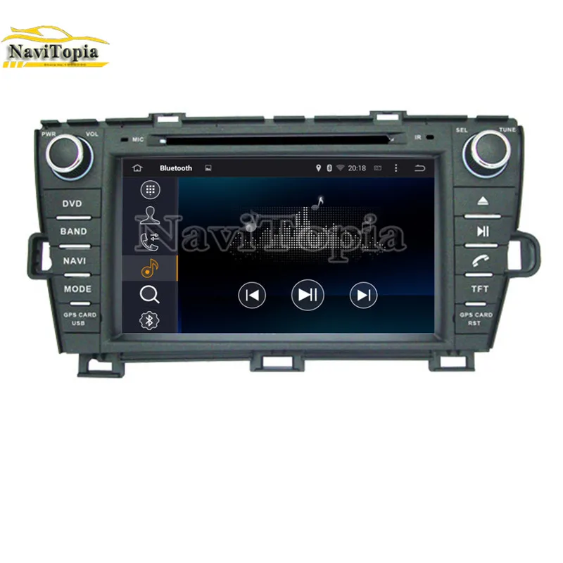 Flash Deal NAVITOPIA 4G RAM 64G ROM PX6 Six Core Android 9.0 Car DVD Player GPS Navigation for Toyota Prius right driving 2009 2010- 6