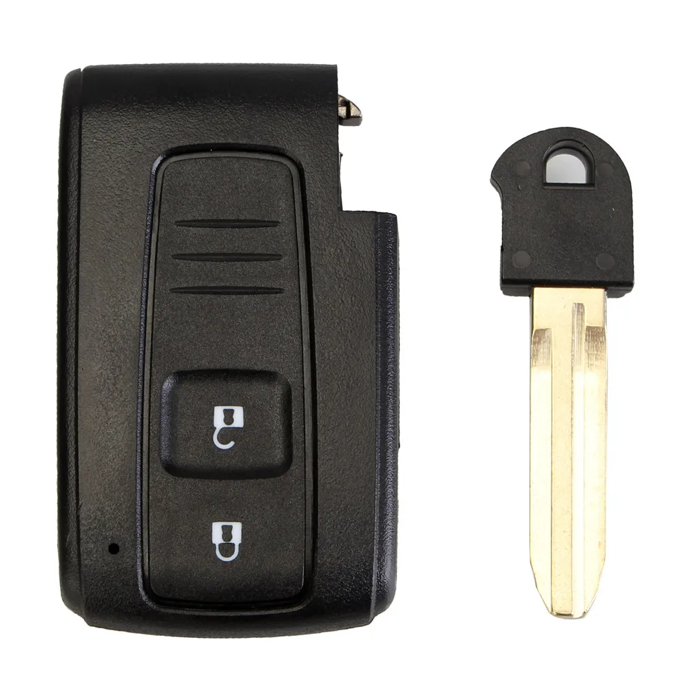2 кнопки Smart Flip Remote Key Case Shell + ключ пустой для Toyota Prius 2004 2009 Бесплатная доставка|buttons