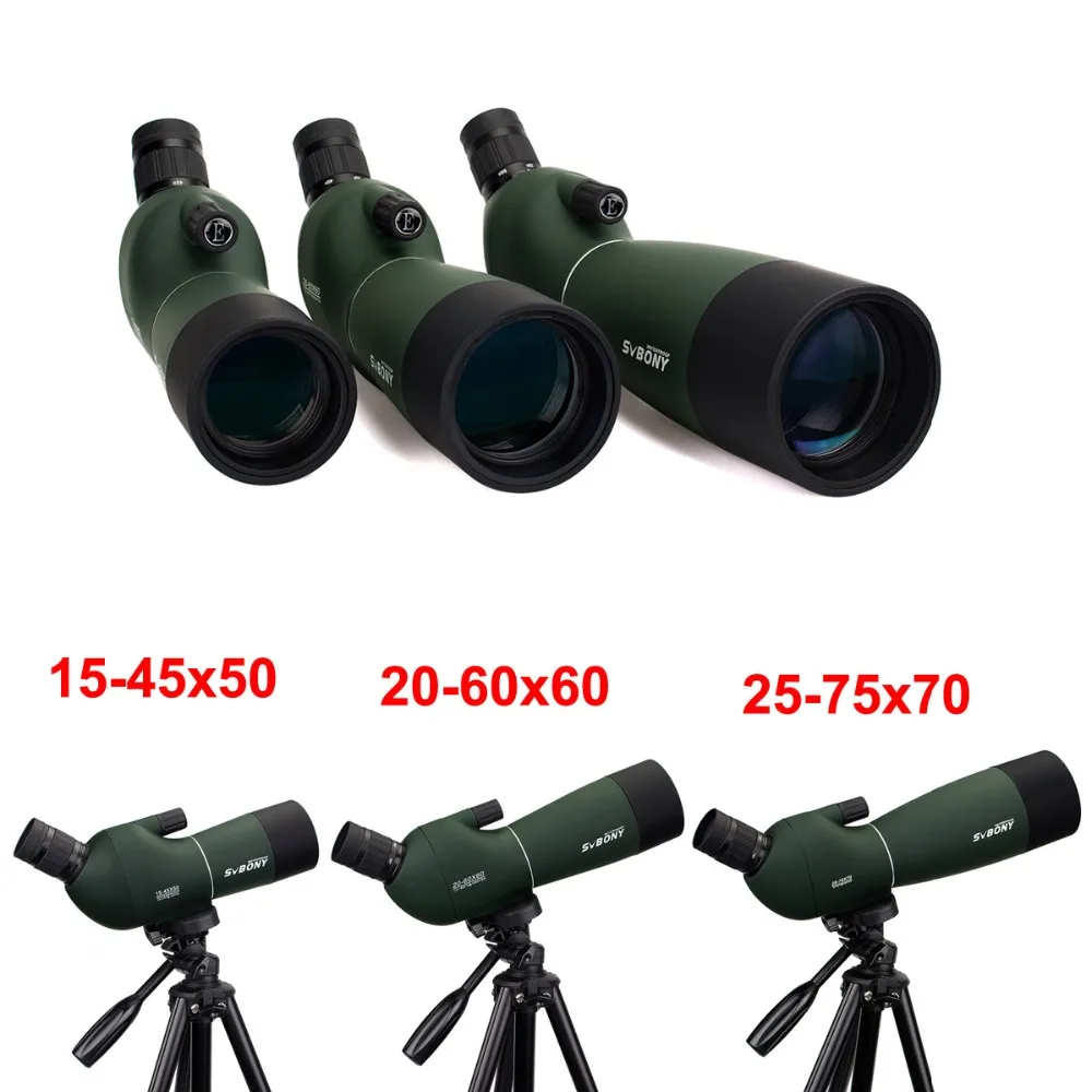SVBONY SV28 50/60/70mm telescopio con Zoom impermeable Prisma de PORRO de gran alcance para caza con arco F9308Z - 3