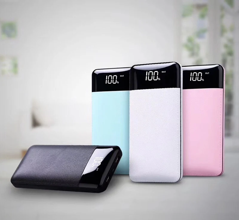 

18650 mobile power display 30000mAh charging treasure LCD mobile power supply for for iPhoneX