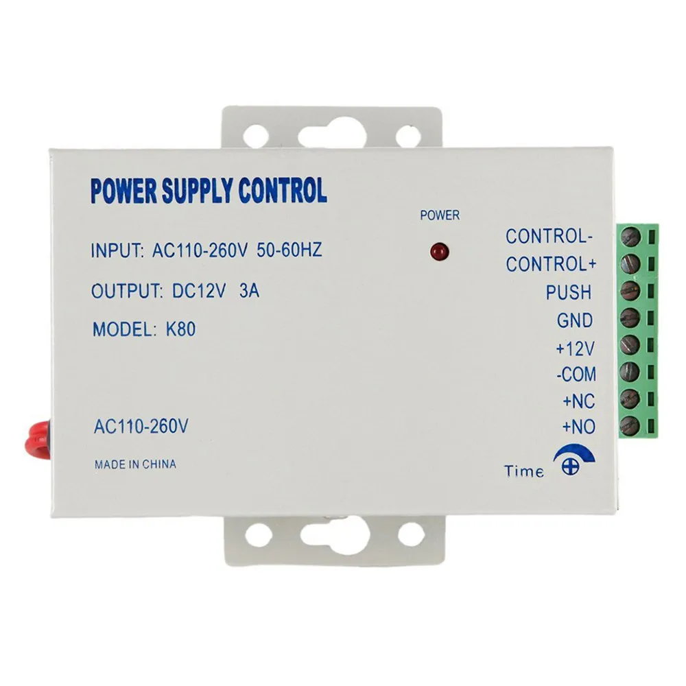 Источник питания источник питания с контролем доступа DC12V 3A RFID Дверь безопасности ввода клавиатуры близость электронные замки контроля доступа