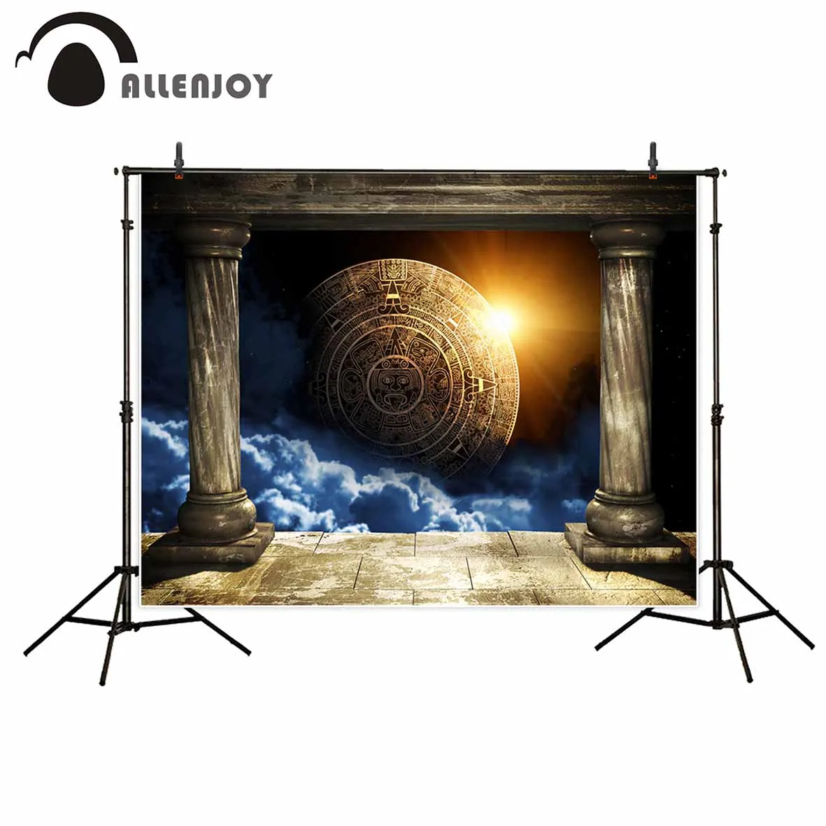 Allenjoy photography background Roman column cloud sun mysterious pattern plate backdrop photo studio camera fotografica | Электроника