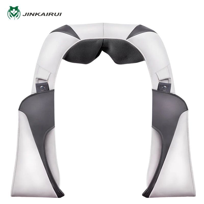 Jinkairui Charge Shoulder Neck Kneading Massage Shawl Silicone Head Extension Velcro Car/ Home Travel Carry |