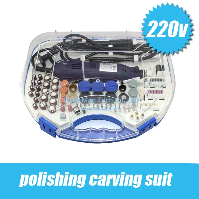 

Electric Rotary Grinder dremel rotary tool kit & 220V 180w Electric grinder + 183PcsPolish Sanding Tool Kit