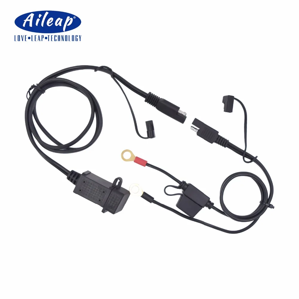 Водонепроницаемый комплект зарядного устройства Aileap 0204D 3.1Amp для мотоцикла USB адаптер питания с двумя