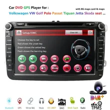 Auto Lettore DVD 8 “sistema di WINCE per Volkswagen VW Jetta/Golf/Passat/Polo/Tiguan/ skoda/Fabia/Sedile con DAB SWC DVD GPS macchina fotografica di retrovisione