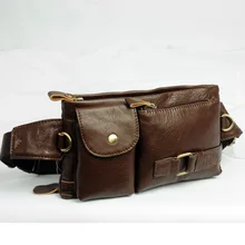 Натуральная кожа, мужская сумка, поясная сумка, нагрудный пакет, первый слой из воловьей кожи, масло, воск, кожа, повседневная мужская маленькая сумка, горячая Распродажа, поясная сумка