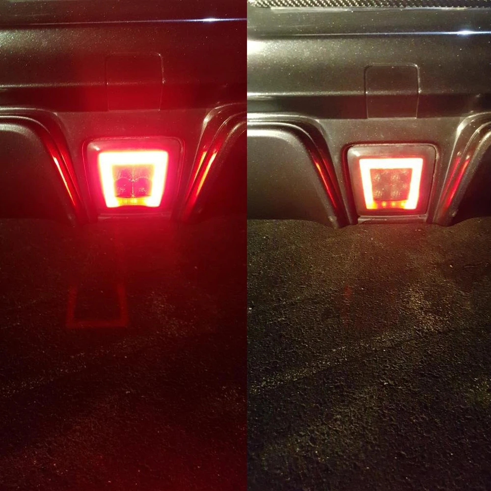1 шт. все-в-одном светодиодный задний противотуманный светильник, стоп-сигнал и обратный светильник для 2009-14 Nissan 370Z светодиодный 4th тормоз светильник 12В Автомобильный Стайлинг