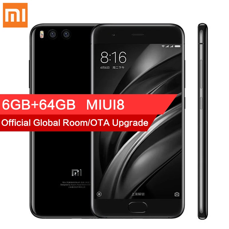 Цена за Оригинал xiaomi mi 6 ми 6 мобильного телефона 6 ГБ ram 64 ГБ snapdragon 835 5.15 "12MP Окта основные 1920x1080 P NFC Dual Фотоаппараты Быстрая Зарядка Цена за Оригинал xiaomi mi 6 ми 6 мобильного телефона 6 ГБ ram 64 ГБ snapdragon 835 5.15 "12MP Окта основные 1920x1080 P NFC Dual Фотоаппараты Быстрая Зарядка