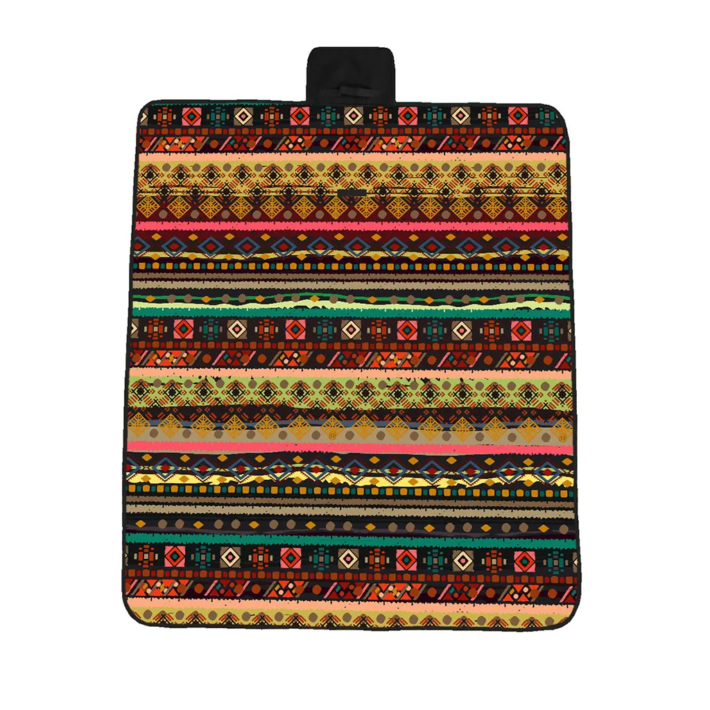 

Oxford Cloth Mat Waterproof Portable Camping Picnic Waterproof Mat Folding Widening Handle Design Pad 2019 Mar325