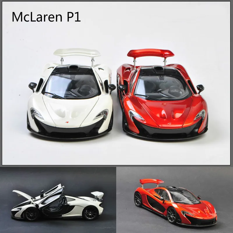 Высокая имитация 1:18 Diecasts & Toy mlaren P1 открыть двери Модель автомобиля коллекция