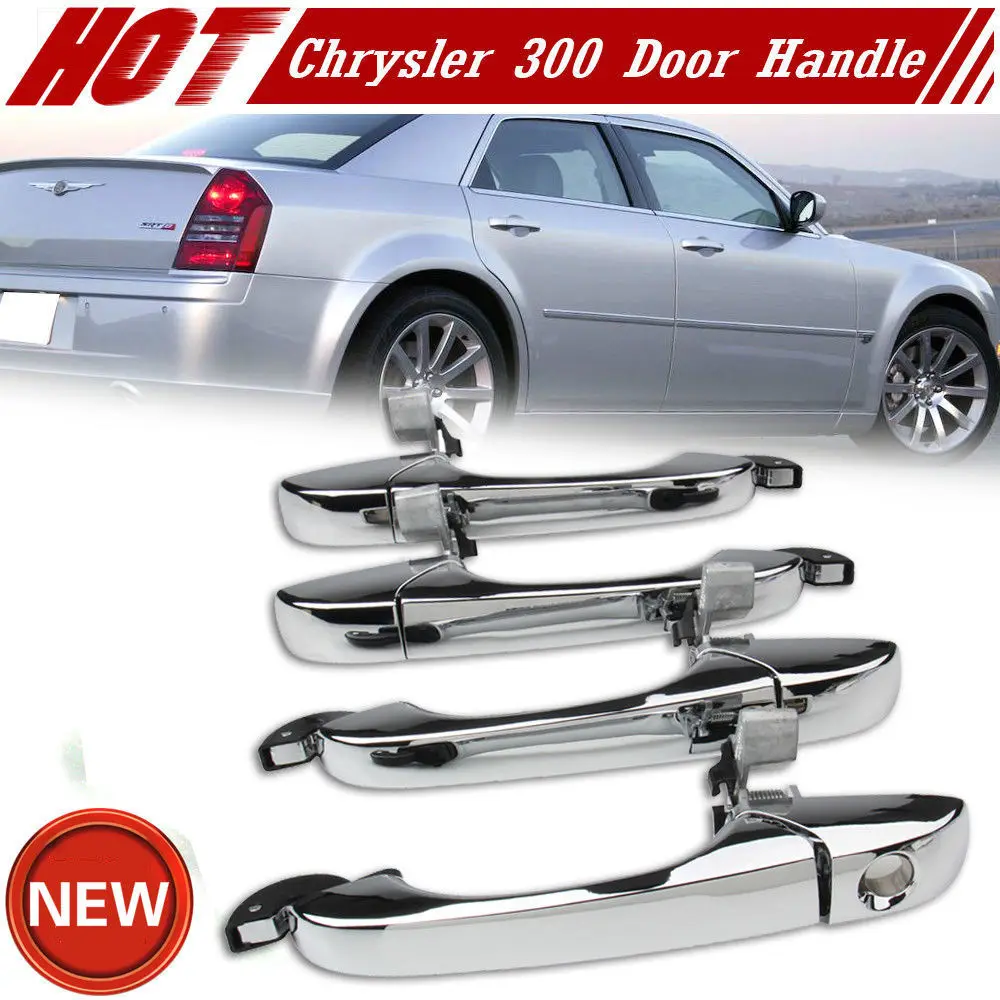 Outer Front Door Handle Chrome For Chrysler 300 C 05-10 Magnum 05-08 Charger 07