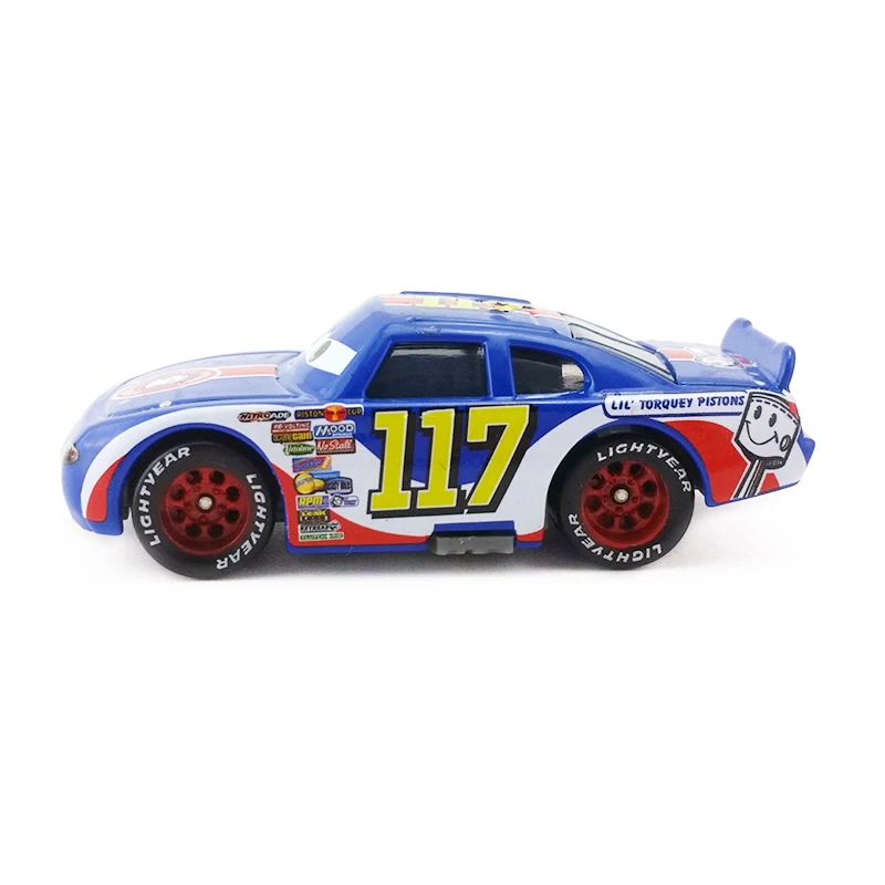 Disney Pixar Cars No.117 Torquey игрушечный автомобиль литой металл 1:55 свободный совершенно