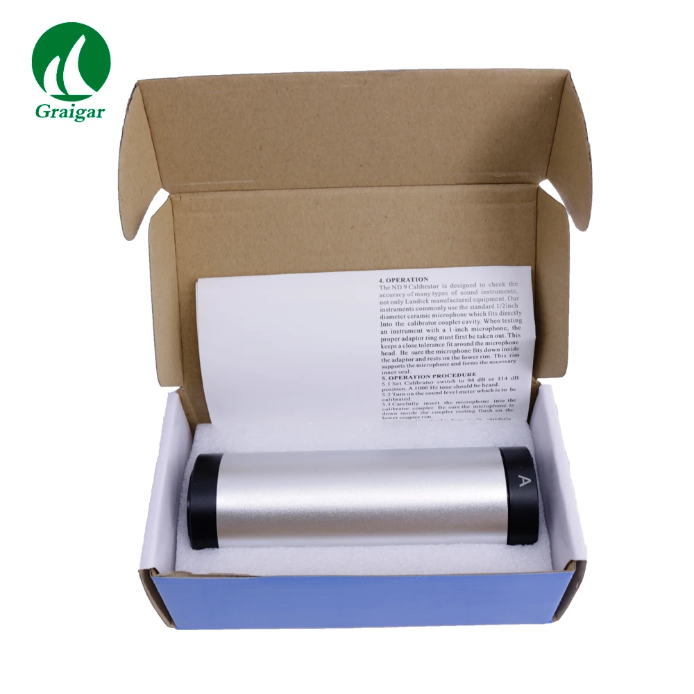 

ND9A High Performance Sound Level Meter Calibrator with 1000Hz Frequency