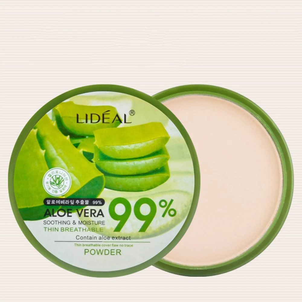 

Aloe Essence Persistent Calm Makeup Dry Powdery Cake Containment Thin and Light Breathable Block Defect Powder Powdery Cake