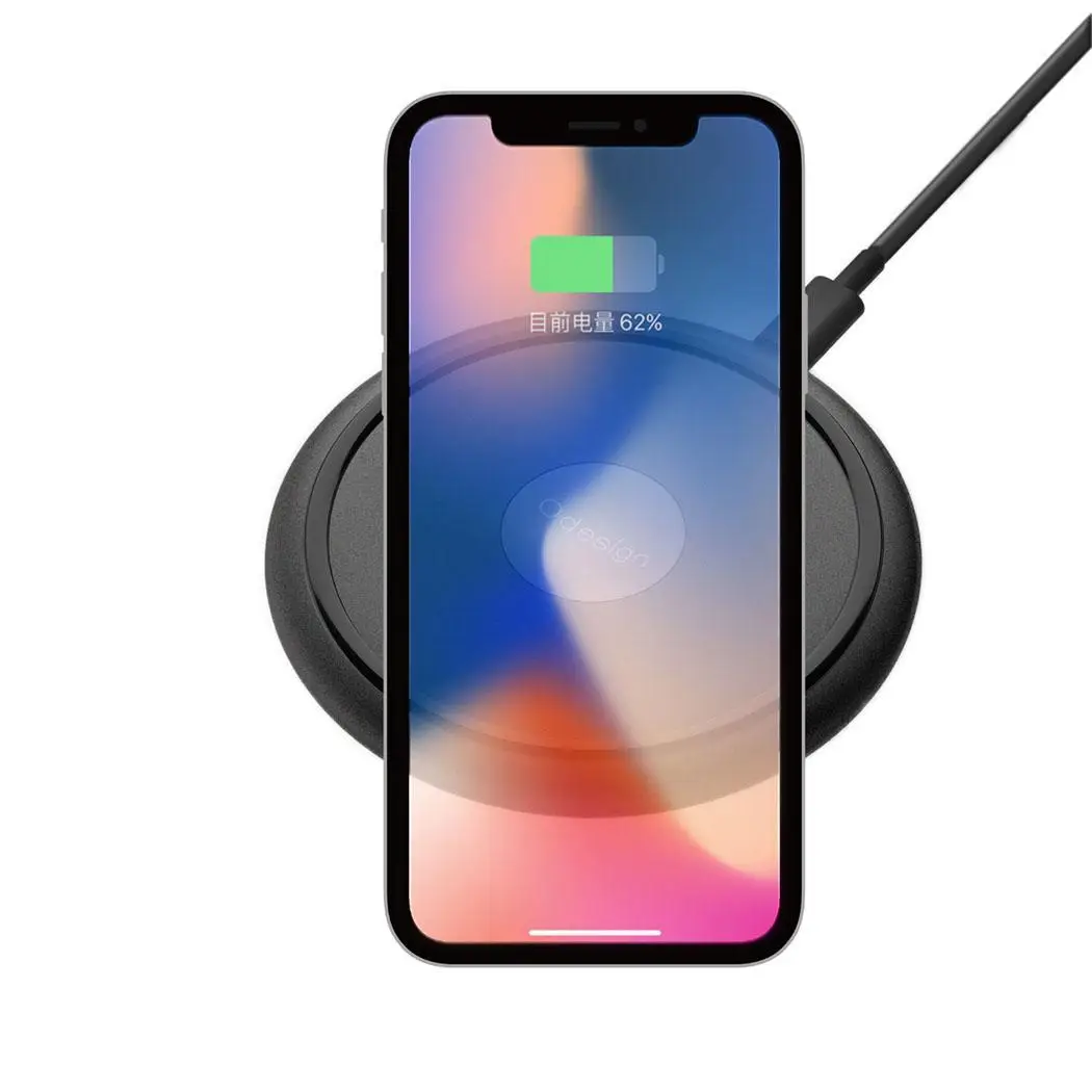 General 10W Qi Portable Fast Wireless Charger Phone Charger Pad 10w/7.5w/5w standard and lightweight USB