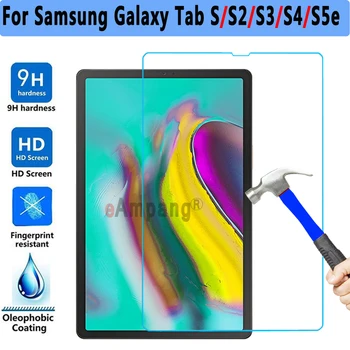 

Screen Protector Tempered Glass for Samsung Galaxy Tab S5e 10.5 S4 S3 S2 9.7 8.0 S 8.4 T720 T725 T830 T820 T810 T710 T800 T700