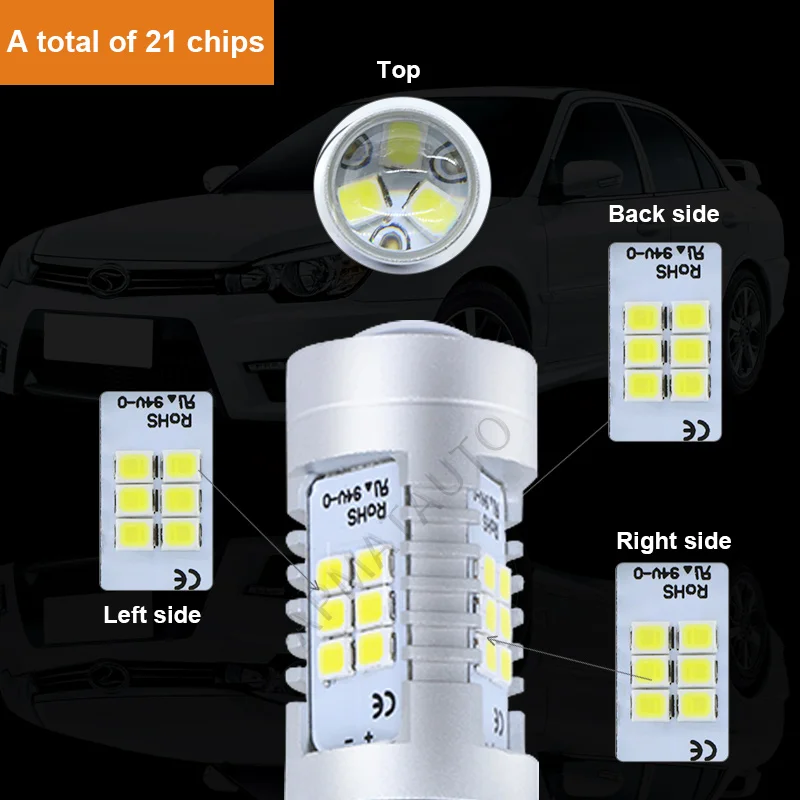 Желтый 21-SMD PY24W 5200s светодиодный лампы для BMW E92/E93 F10/F07 5 серии E83/F25 X3 E70 X5 E71 X6 Z4 спереди указатели поворота