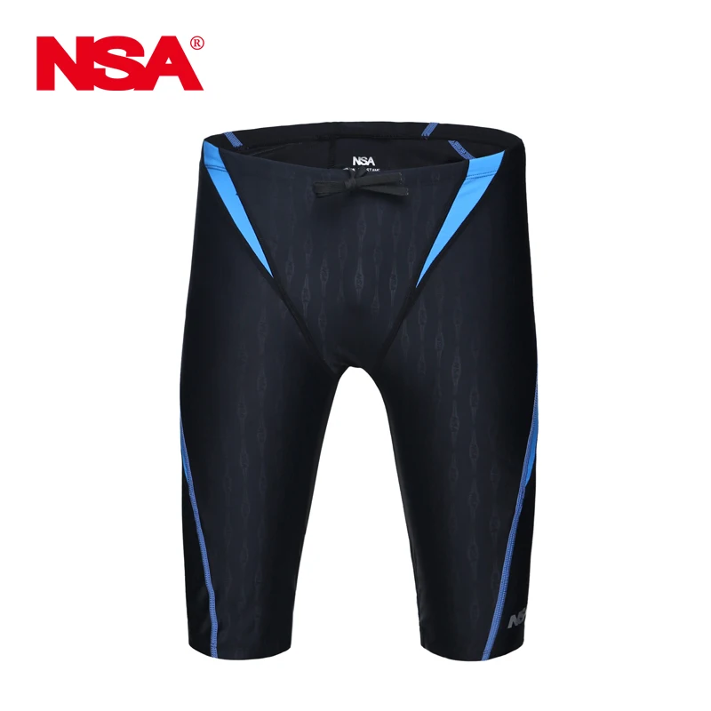 Men Swimming Trunks NSA Boys Swimsuit Swimming Trunks Professional Training Swimsuit Boys Kids Racing Children Boy Swimwear Shorts