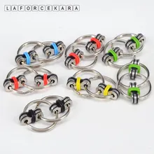Мода новое кольцо для ключей ручной Спиннер Tri-Spinner уменьшить стресс EDC Спиннер игрушка при аутизме СДВГ Спиннер