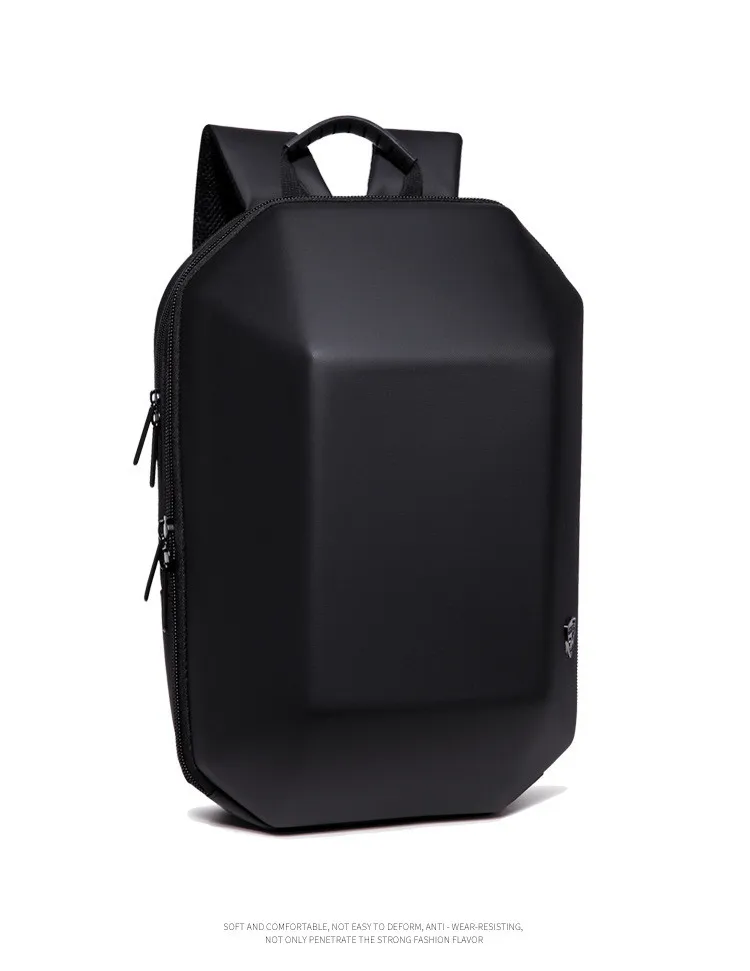 Рюкзак ozuko мужской жесткий рюкзак для квадрокоптера Водонепроницаемая Противоугонная дорожная сумка черный креативный инопланетянин Повседневный ноутбук Подростковая школьная сумка для мальчиков