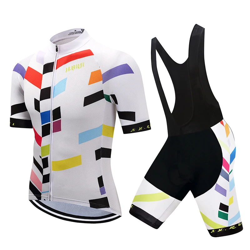 

Cycling Jersey Set Men Stripes Pattern Short Riding Bicycle Cycling Clothing Bib Sport Jerseys Customized/Wholesale Service