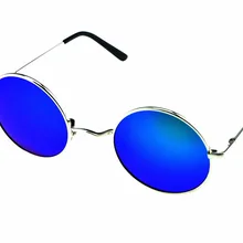 Oculos De Sol Feminina Clara Vida Ozzy синие/зеленые зеркальные линзы в стиле рок ретро Polzrized солнцезащитные очки с тестовой картой