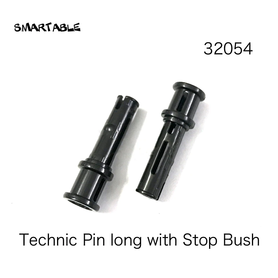 

Smartable MOC Technic Pin long with Stop Bush Block Parts Creative Educational Toys Compatible technic 32054 50pcs/lot