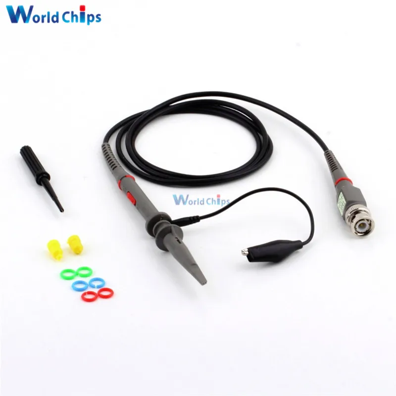 P6100 100MHz Oscilloscope Probes Electrical Test Lead Cable For