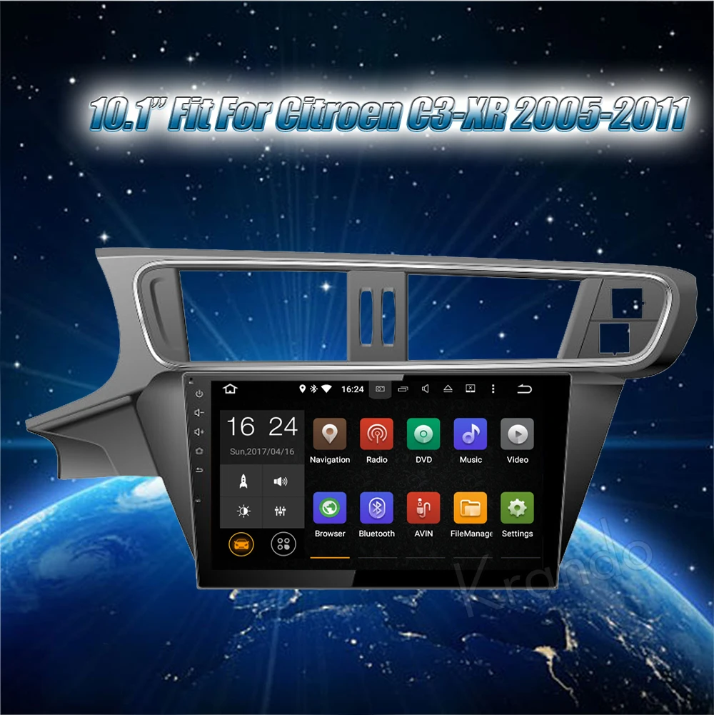 Flash Deal Krando 10.1" Android 7.1 car navigation multimedia system for Citroen C3-XR 2005-2011 audio radio gps dvd player WIFI 3G DAB+ 0 Flash Deal Krando 10.1" Android 7.1 car navigation multimedia system for Citroen C3-XR 2005-2011 audio radio gps dvd player WIFI 3G DAB+ 0